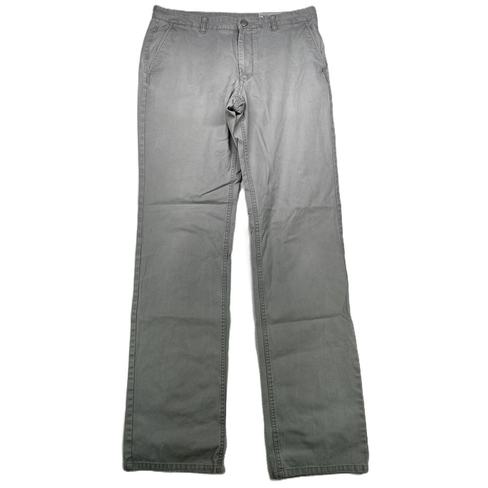 Bonobos Men's Straight Fit Chino Pants Castle Rock Gray Size 34/36